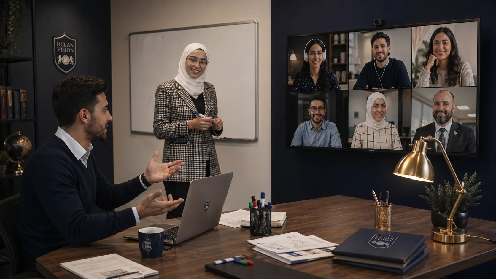 Corporate online English lesson